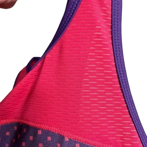 LIJA cami tank top activewear, racer back.Sleeveless , colorful ,sheer shoulder - Picture 7 of 15